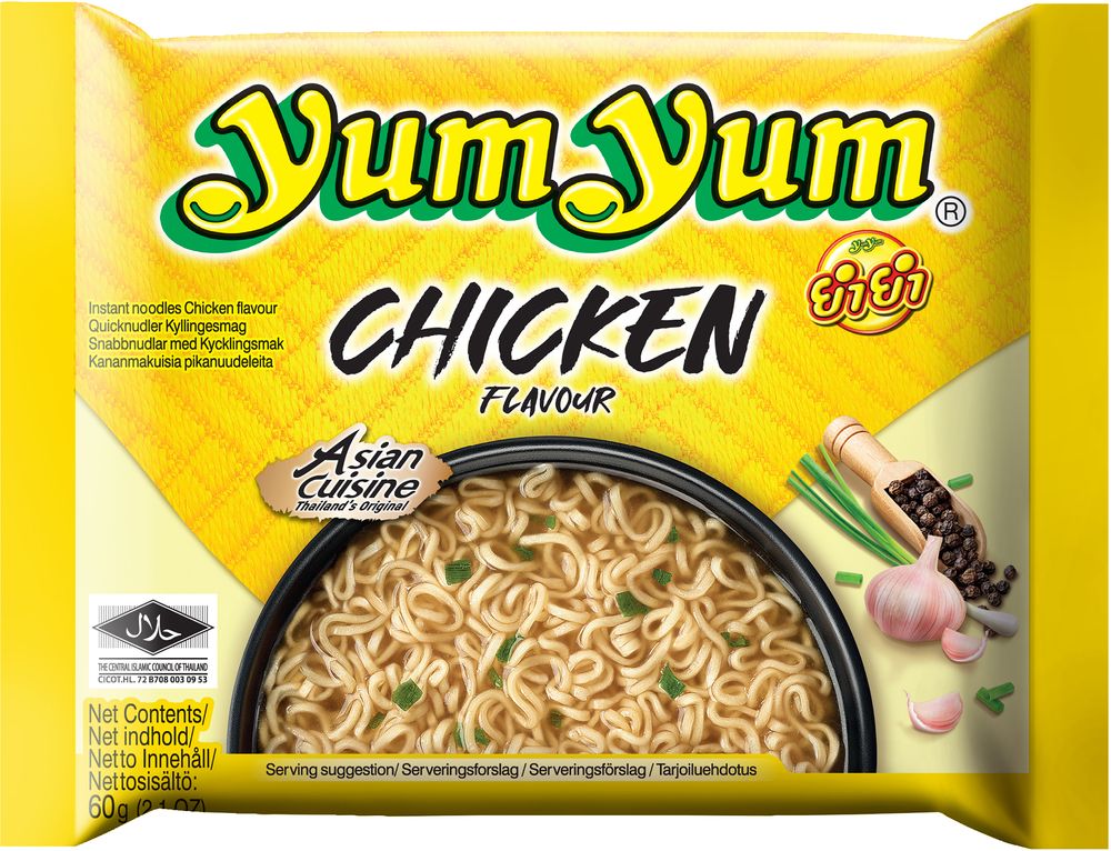 YumYum Snabbnudlar Kyckling 60g