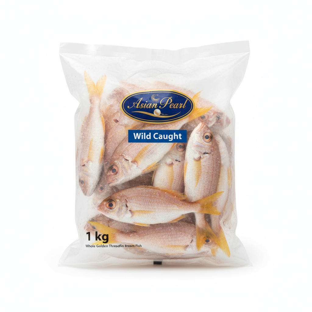 Fisk Golden Threadfin Bream Ca Dong Fryst 1 kg