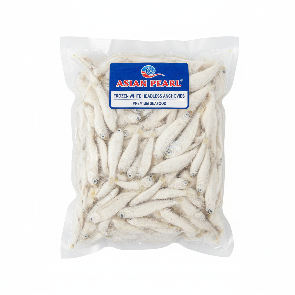Fisk Ansjovis Ca Com Vi Fryst 450 g Vit utan huvud