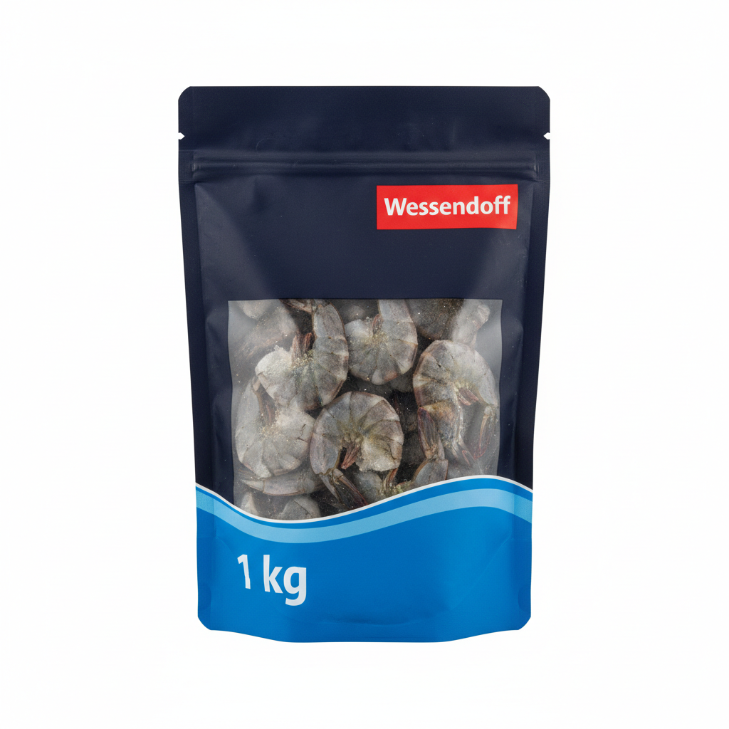 Wessendorf Räkor utan skal 31-40 Black Tiger IQF Frysta 1 kg