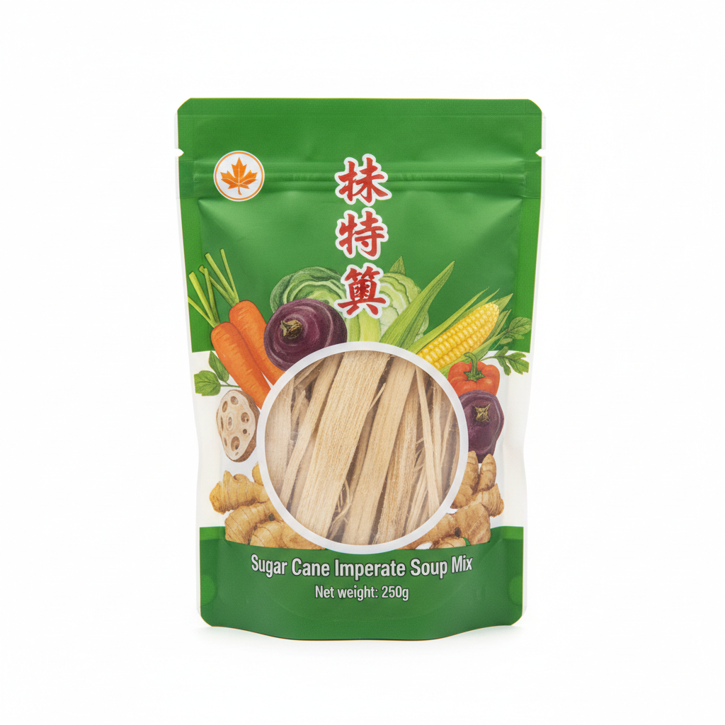 Torkat Sockerrör 250g