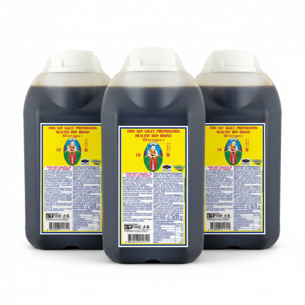 Sojasås Ljus Thai F1 Gross Pack 3 x 4,5 l