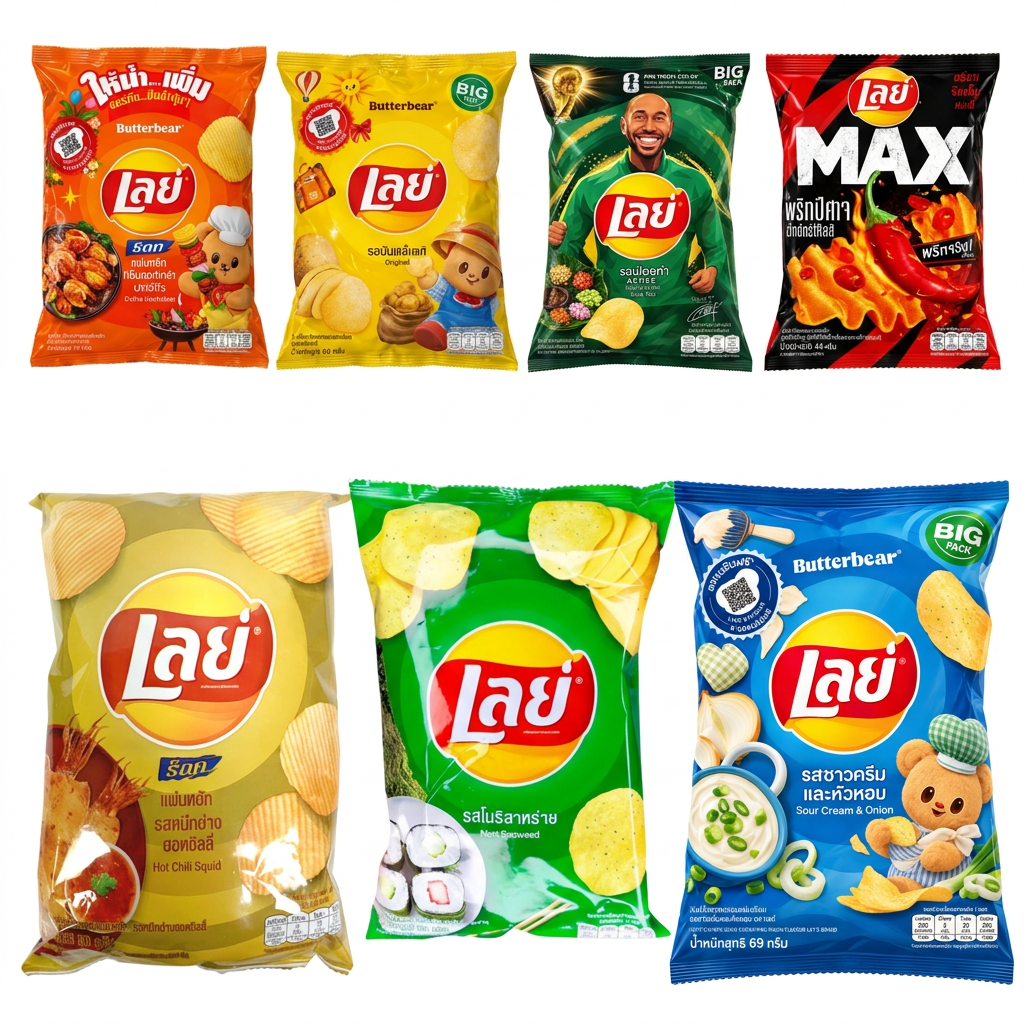 Lay's mixpack med sju sorters chips