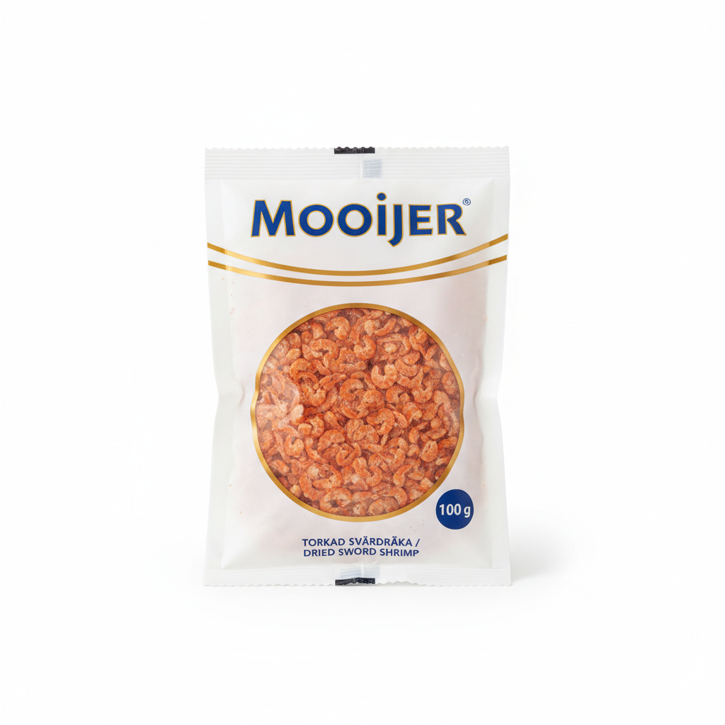 Mooijer Räkor Torkad Svärd räka 100 g