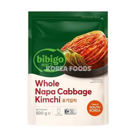 Bibigo Kimchi Whole Cabbage (POGI) Kylda 500g