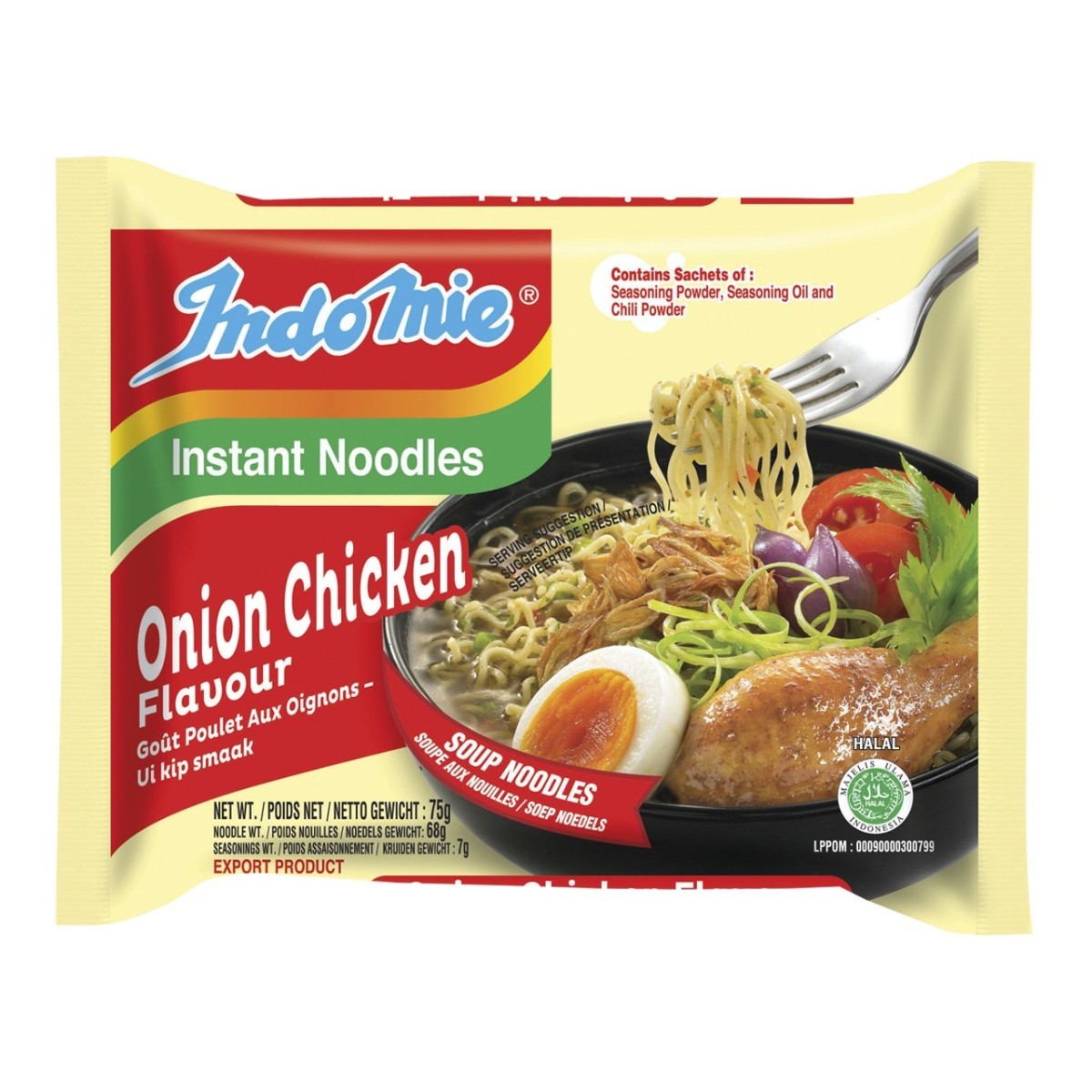 IndoMie Snabbnudlar Nudlar Chicken Onion (75g