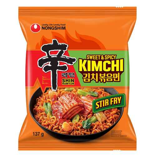 Nongshim Snabbnudlar Shin Kimchi Stirfry 137g