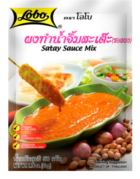Lobo Satay Sås Mix (50g