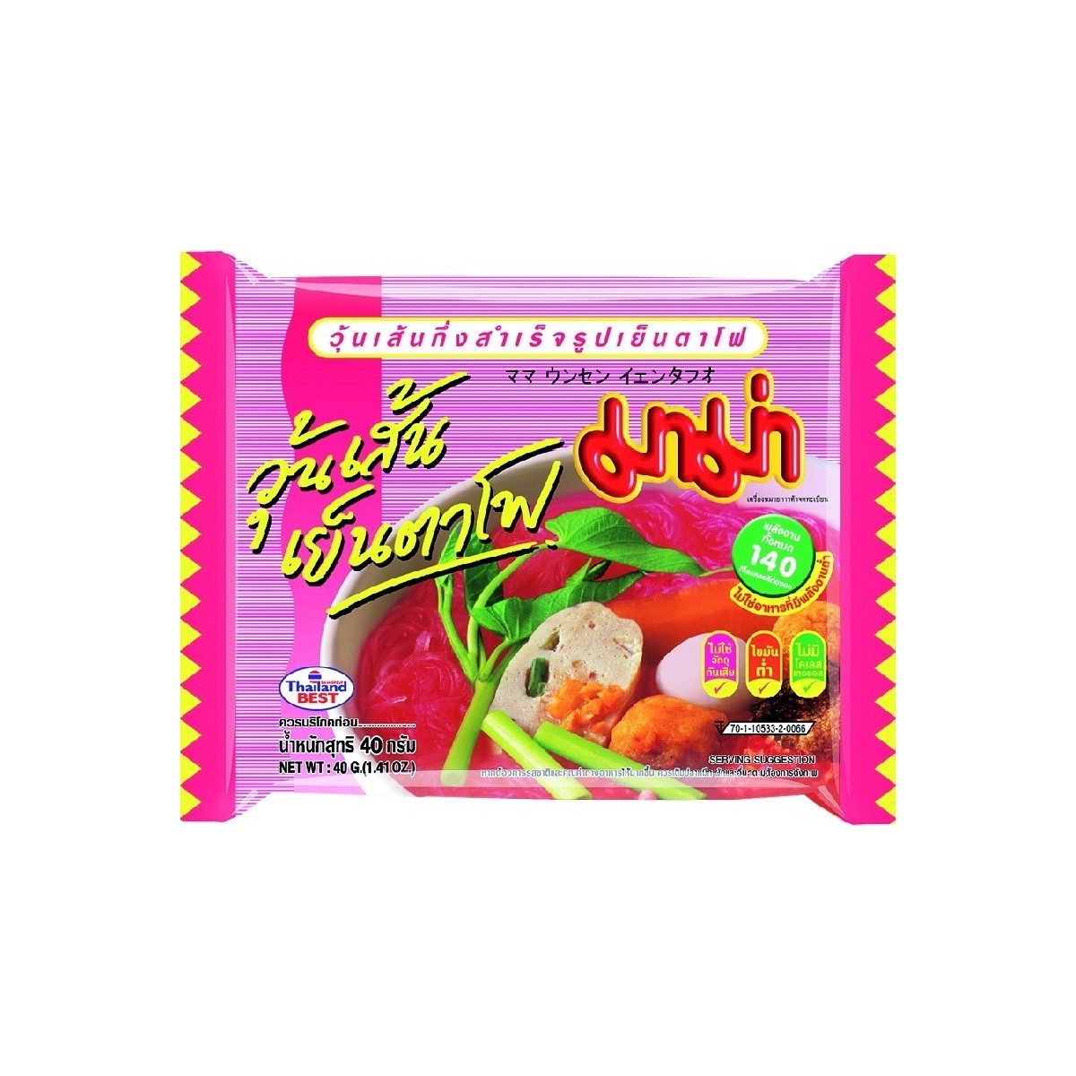 Mama Snabbnudlar Yentafo Bean Vermicelli 40g
