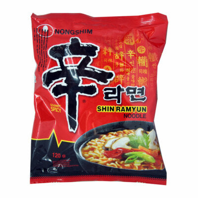 Nongshim Snabbnudlar Shin Ramyum (5-packx120g