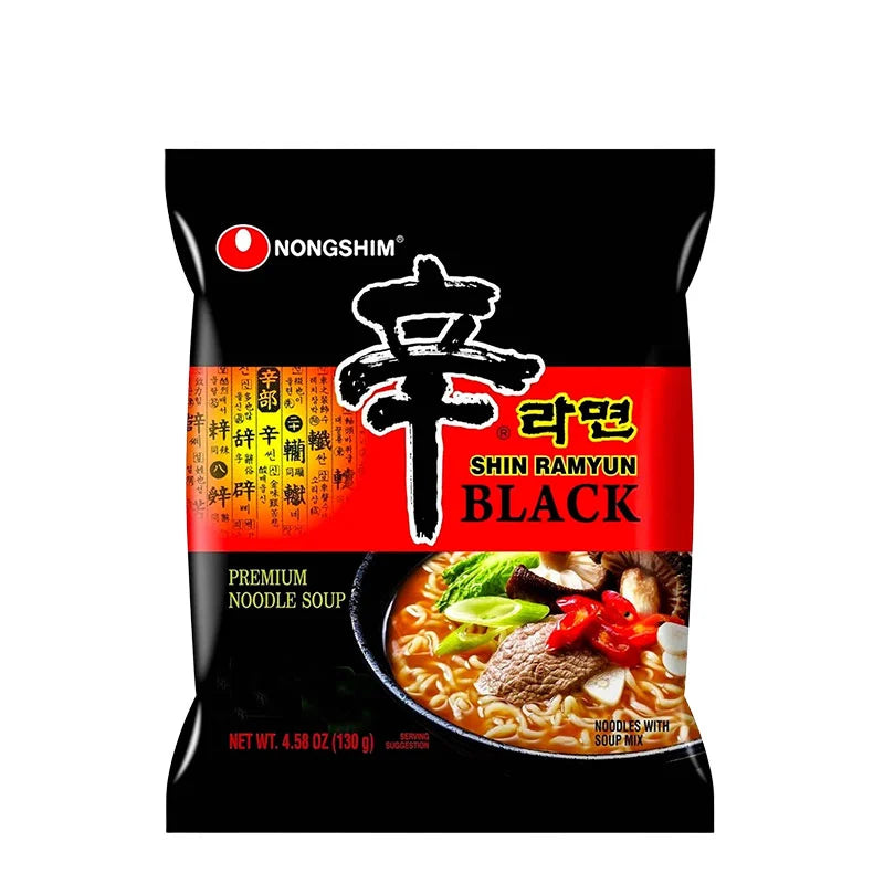 Nongshim Snabbnudlar Shin Ramyum BLACK 4 pack