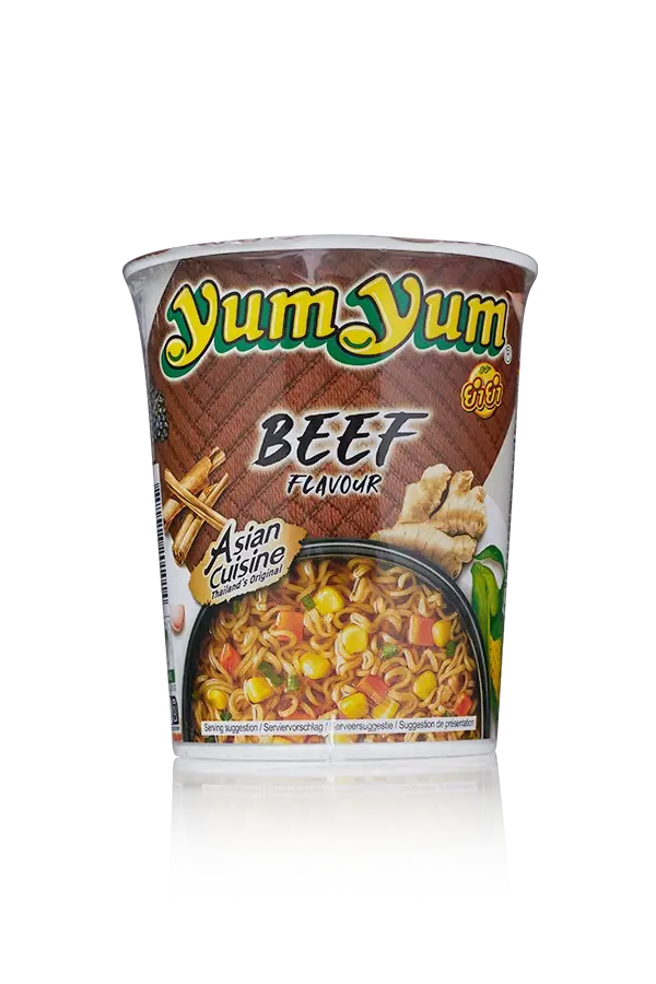 YumYum Snabbnudlar Biffsmak 70g CUP